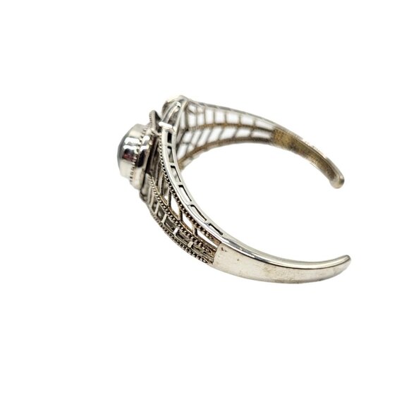 Nicky Butler Spider Cuff Bracelet Labradorite .925 Sterling Silver New - Picture 9 of 11